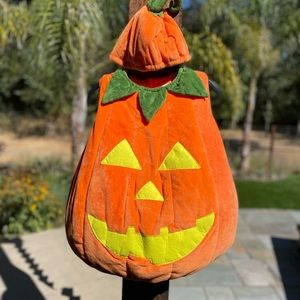 Pottery Barn Kids PUMPKIN Halloween Costume! 🎃  Size 7-8